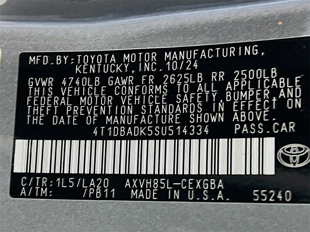 2025 Toyota Camry XLE