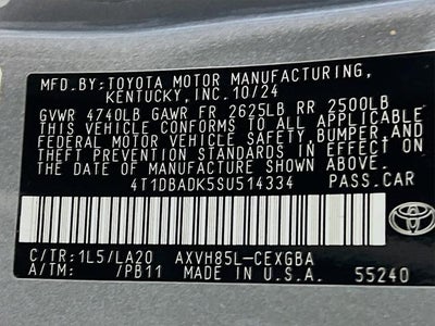 2025 Toyota Camry XLE