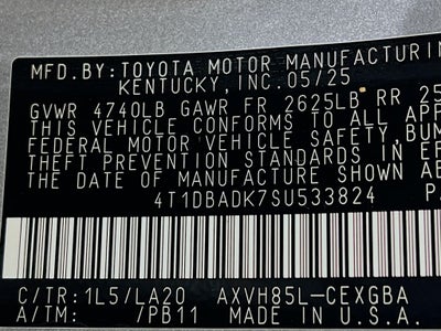 2025 Toyota Camry XLE