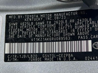2024 Toyota Camry XSE V6