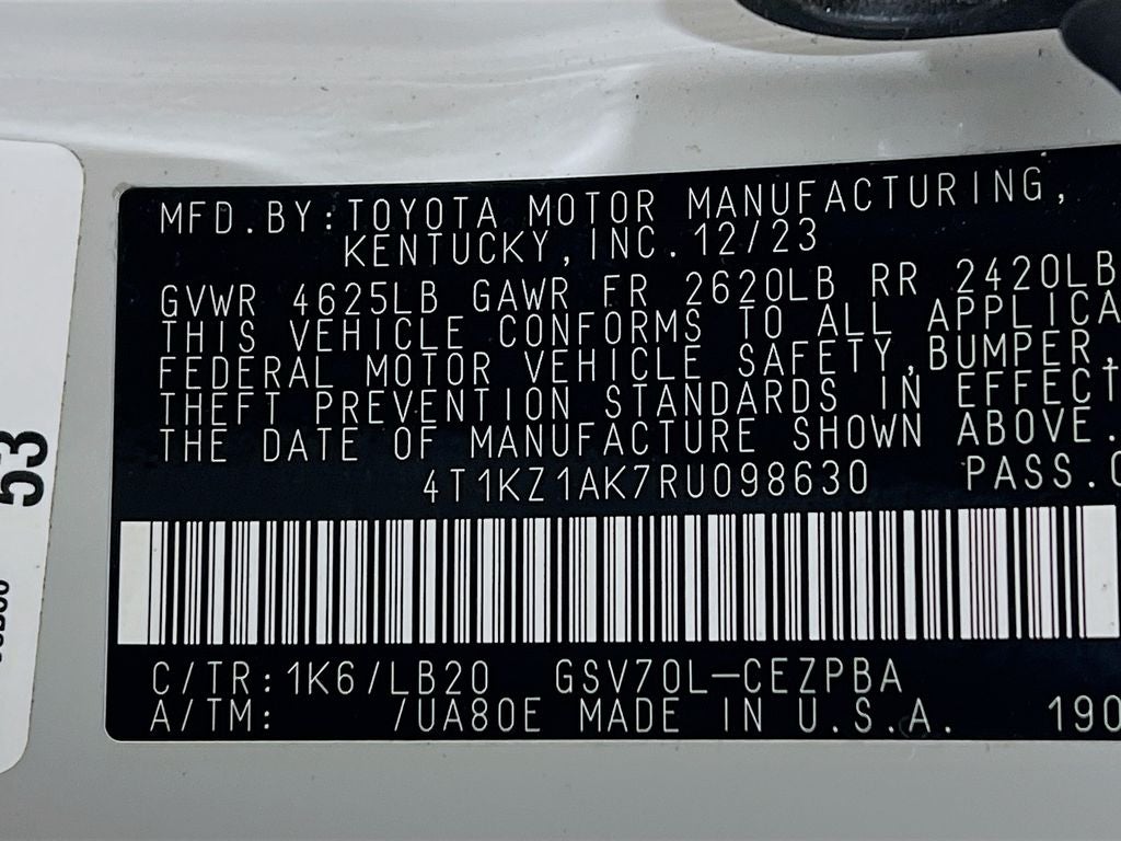 2024 Toyota Camry XSE V6