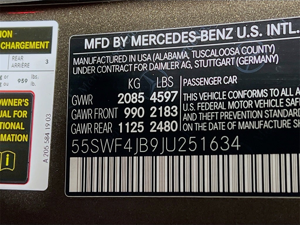 2018 Mercedes-Benz C-Class C 300