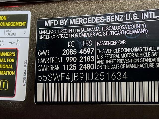 2018 Mercedes-Benz C-Class C 300