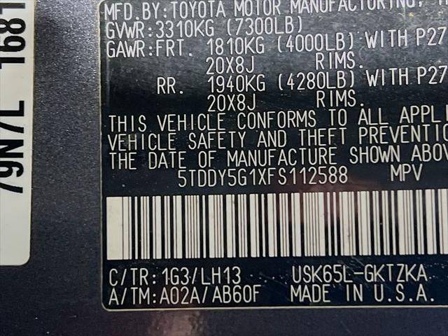 2015 Toyota Sequoia Platinum