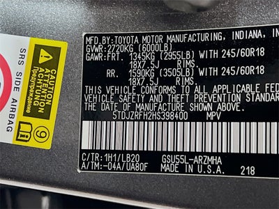 2017 Toyota Highlander XLE