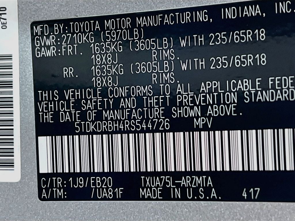 2024 Toyota Highlander XLE