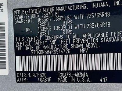 2024 Toyota Highlander XLE