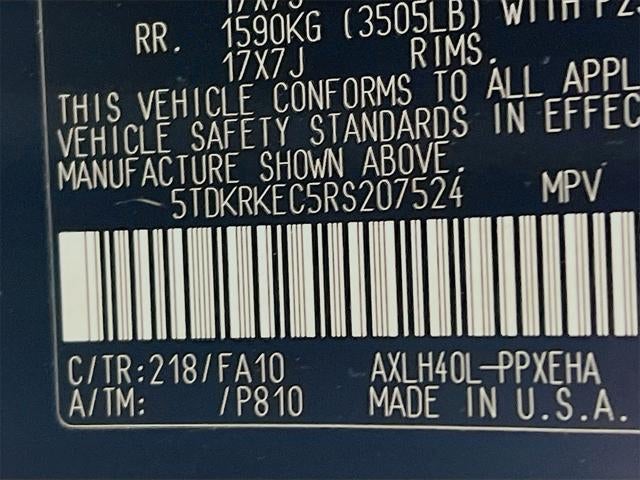 2024 Toyota Sienna LE 8 Passenger