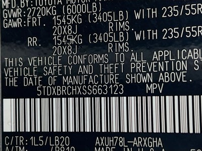 2025 Toyota Highlander Hybrid Limited