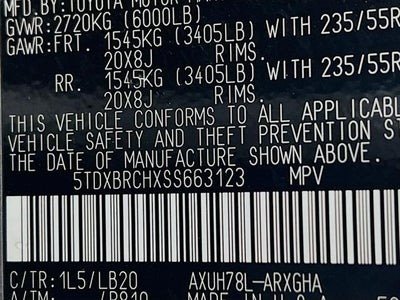 2025 Toyota Highlander Hybrid Limited