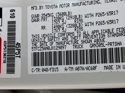 2018 Toyota Tacoma TRD Sport V6