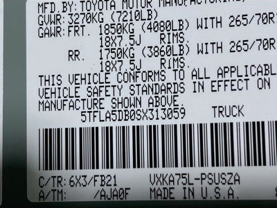 2025 Toyota Tundra SR5