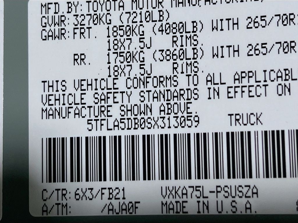 2025 Toyota Tundra SR5