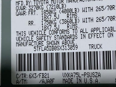 2025 Toyota Tundra SR5