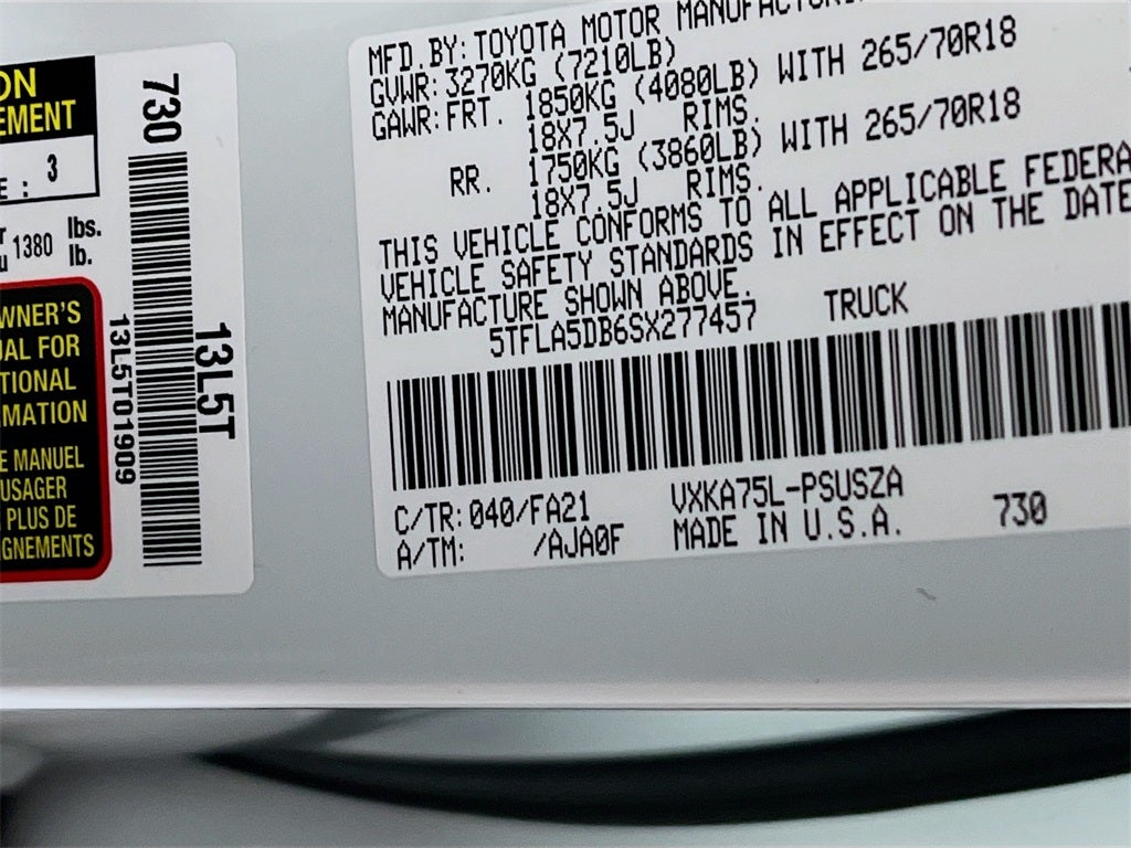 2025 Toyota Tundra SR5