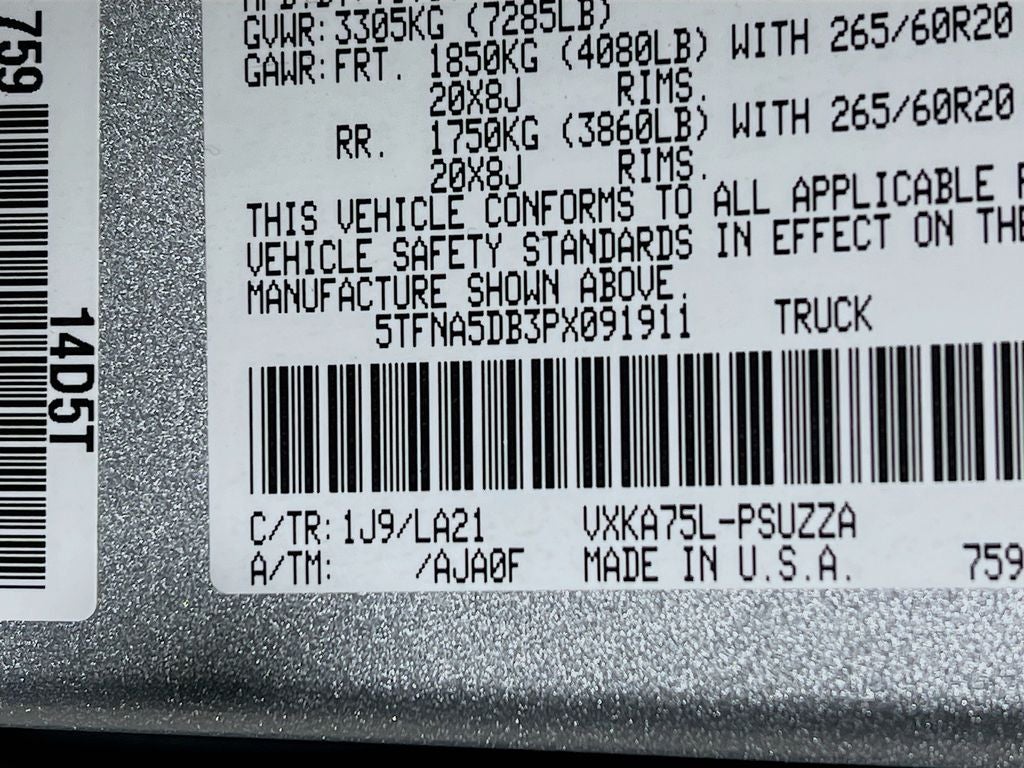 2023 Toyota Tundra Platinum