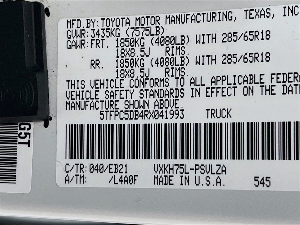 2024 Toyota Tundra Hybrid TRD Pro