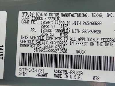 2025 Toyota Tundra Platinum