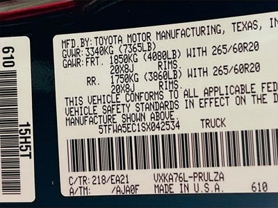 2025 Toyota Tundra Limited