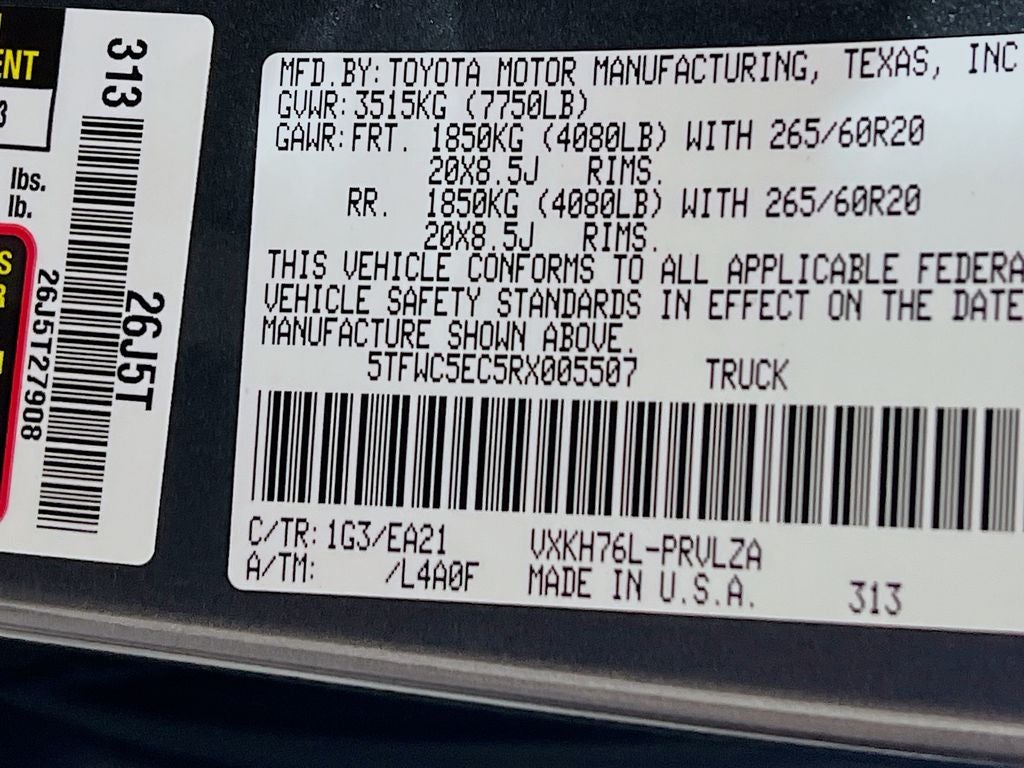 2024 Toyota Tundra Hybrid Limited