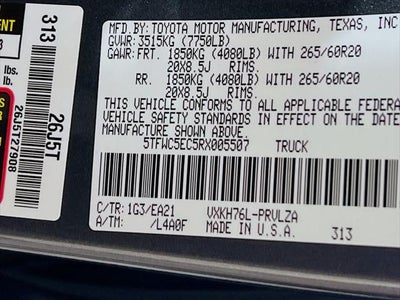 2024 Toyota Tundra Hybrid Limited