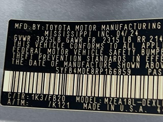 2024 Toyota Corolla LE