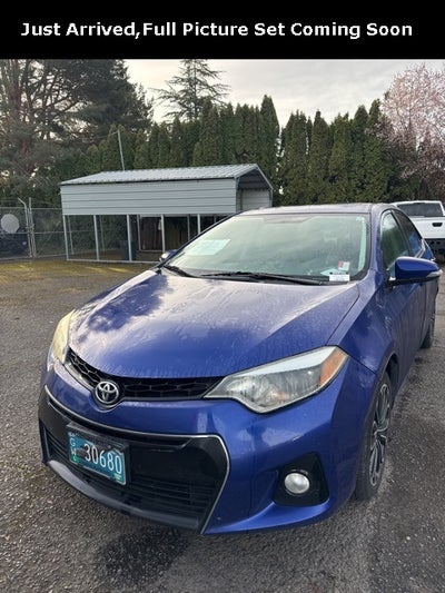 2015 Toyota Corolla S Plus