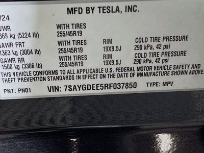 2024 Tesla Model Y Long Range
