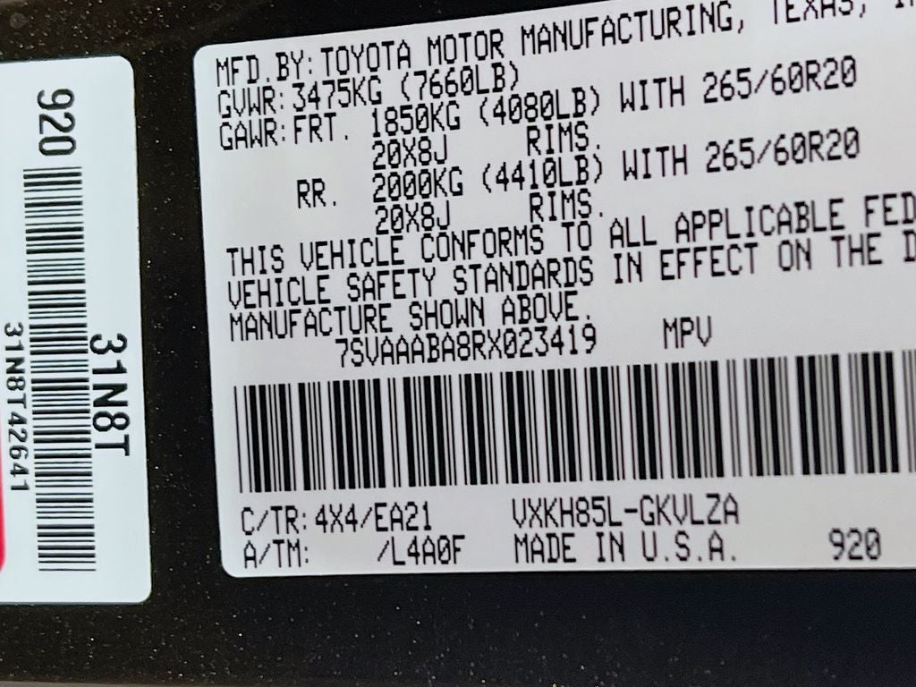 2024 Toyota Sequoia Limited