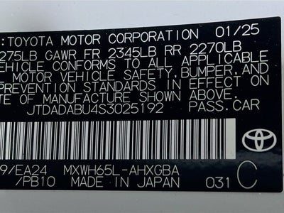 2025 Toyota Prius Nightshade