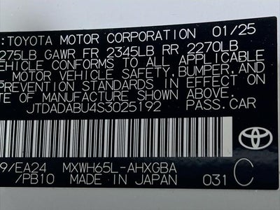 2025 Toyota Prius Nightshade