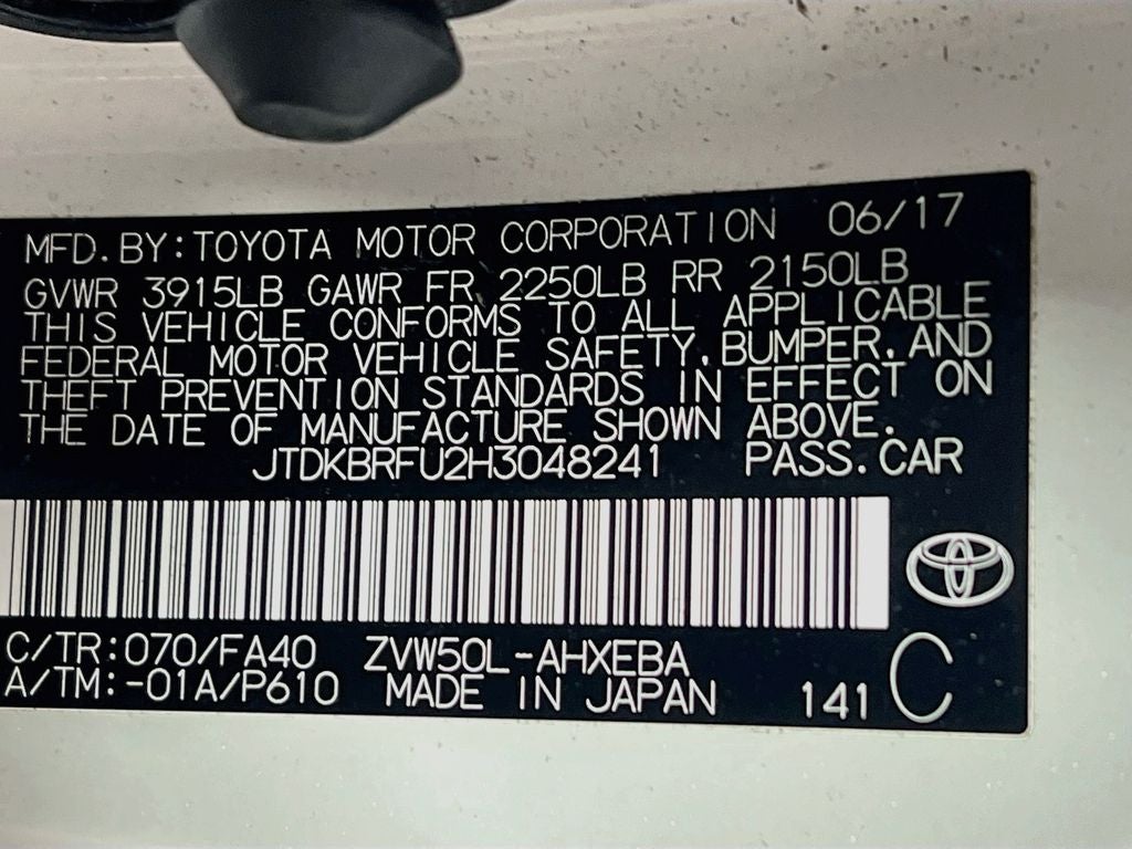 2017 Toyota Prius Two