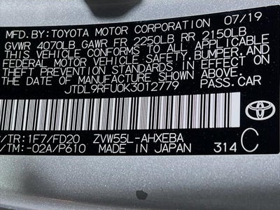 2019 Toyota Prius LE AWD-e