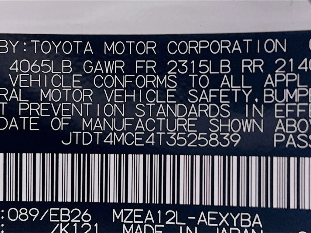 2026 Toyota Corolla XSE