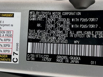 2020 Toyota 4Runner TRD Off-Road Premium