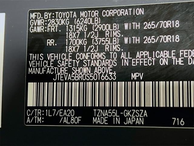 2025 Toyota 4Runner TRD Off-Road Premium