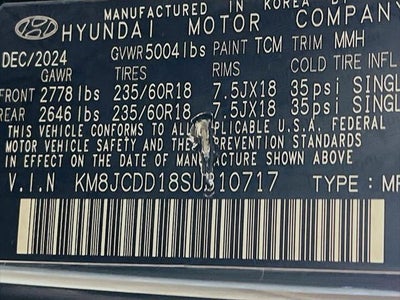 2025 Hyundai Tucson Hybrid SEL Convenience
