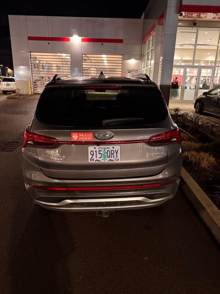 2021 Hyundai Santa Fe Hybrid Blue