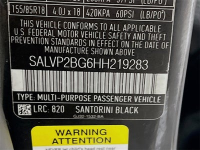 2017 Land Rover Range Rover Evoque SE