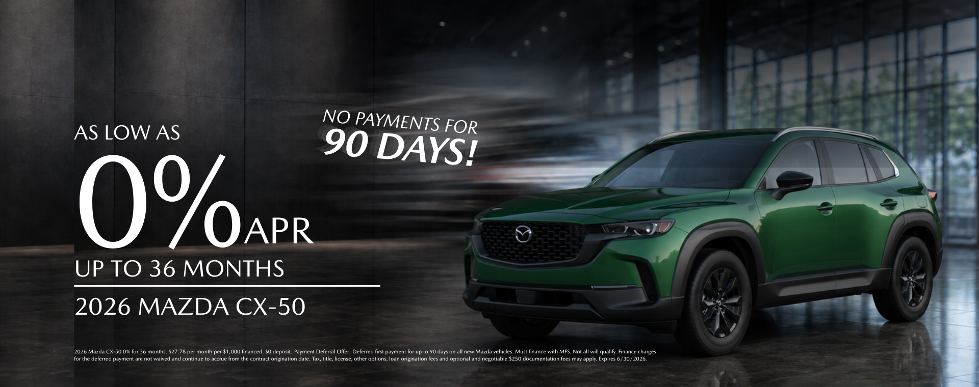Mazda CX-50 0% APR Special