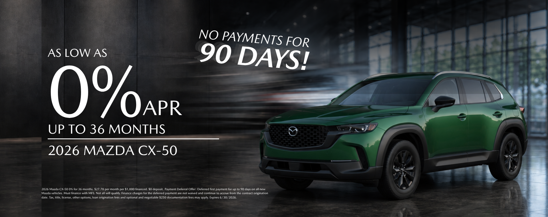 Mazda CX-50 0% APR Special