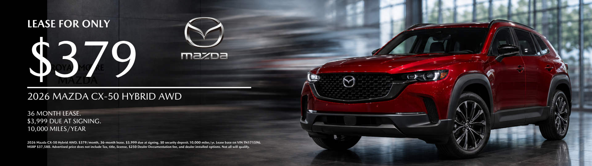 2026 CX-50 hybrid lease special