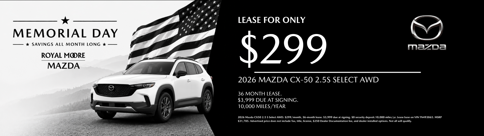 Mazda CX-50 Lease Special