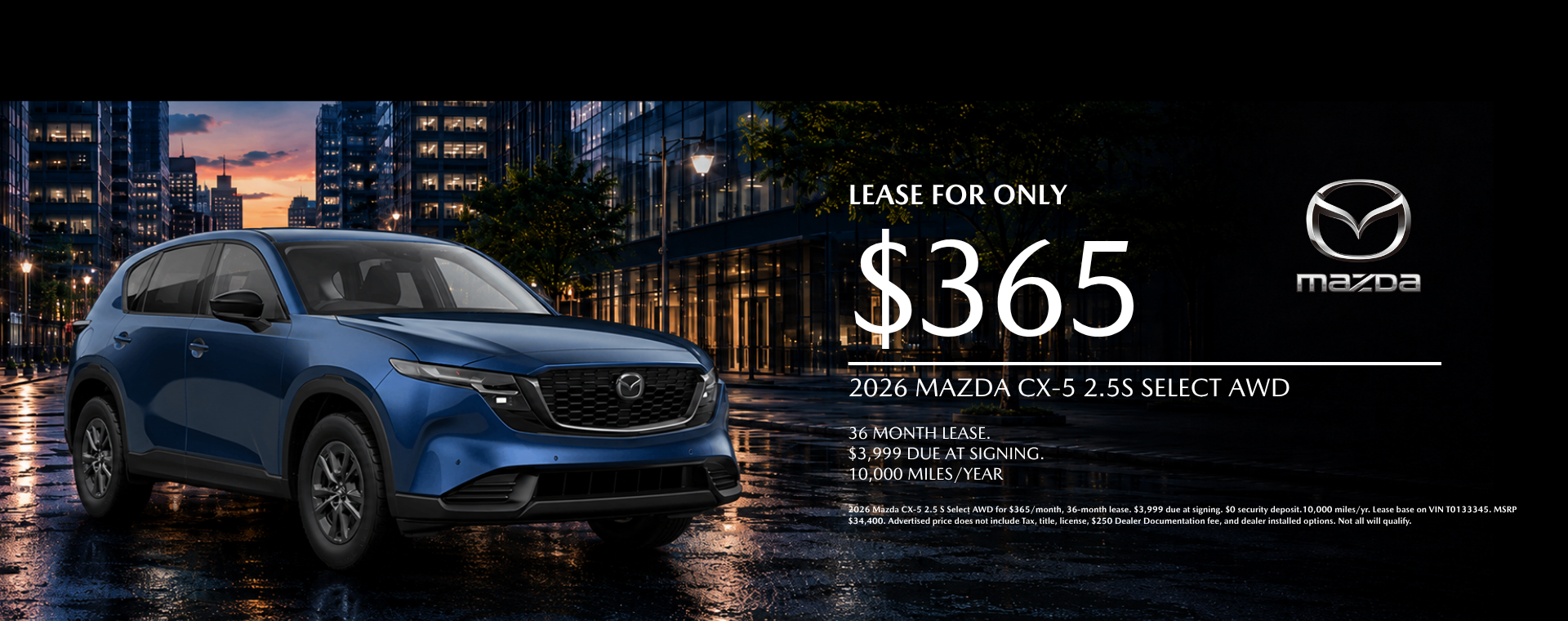 2026 CX-5 Lease Special