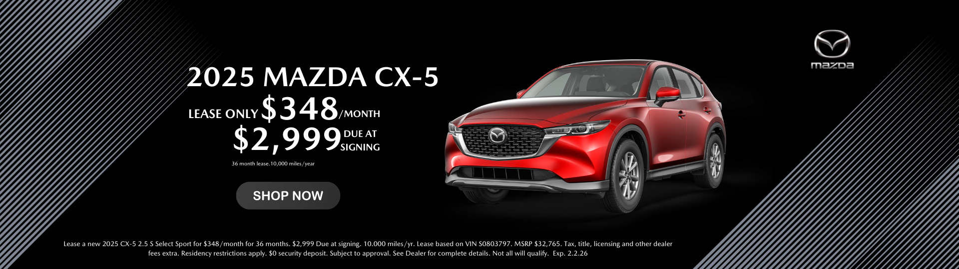 2025 CX-5 Lease
